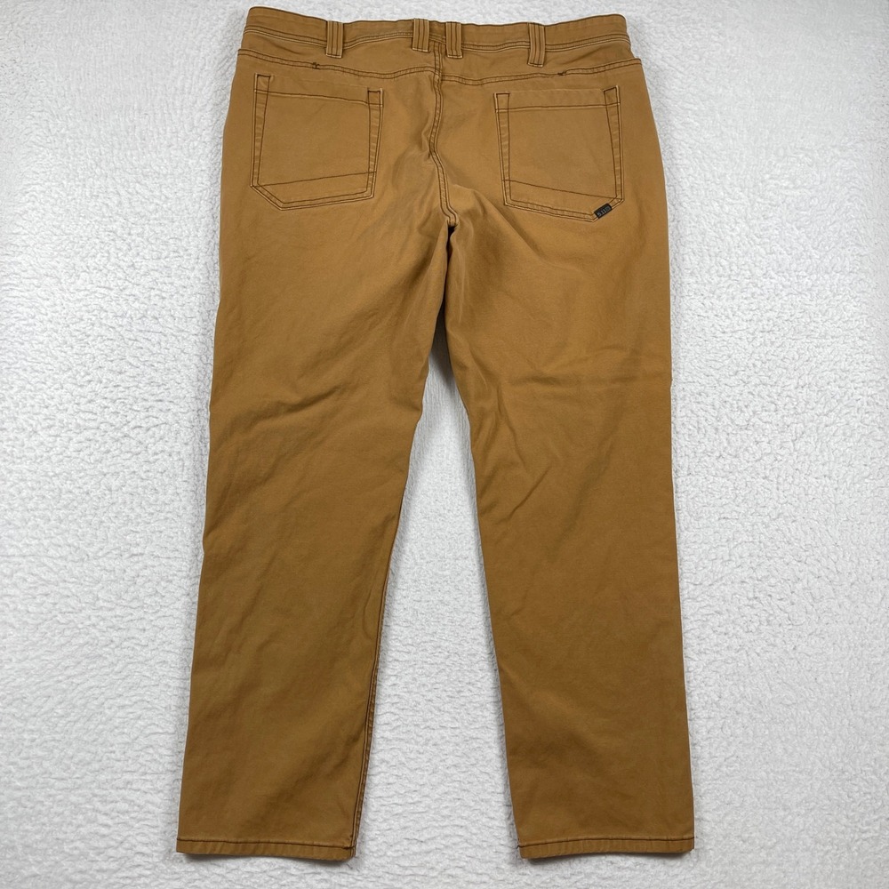 5.11 Tactical Defender-Flex Slim Pants Mens 40x32 (Fit 40x29) Brown 74517-080 - Picture 2 of 8
